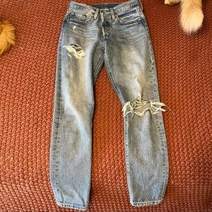 Levis 501 skinny jeans!